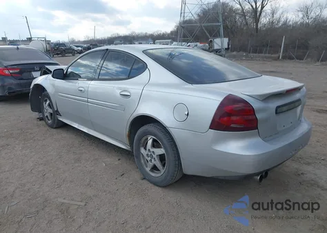 2004 Pontiac Grand Prix Gt1 z USA, uszkodzony, nr VIN 2G2WP522141335977
